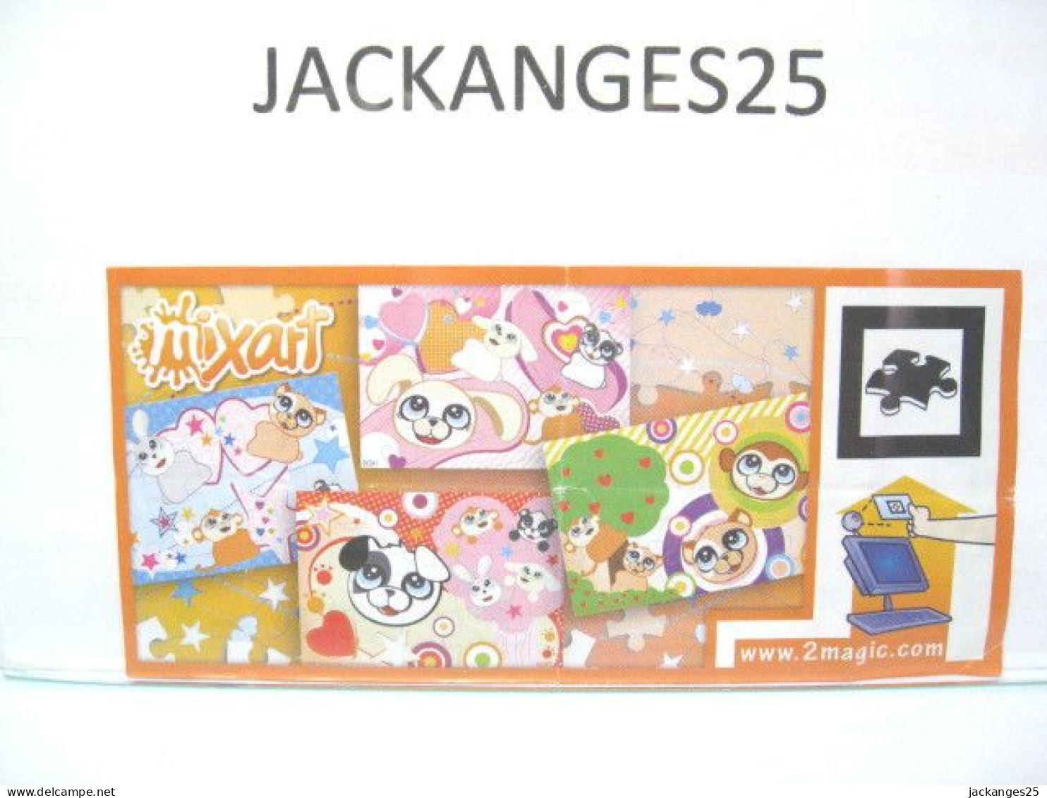 KINDER MPG DC 041 A  MIXART PUZZLE  2011 + BPZ - Puzzles