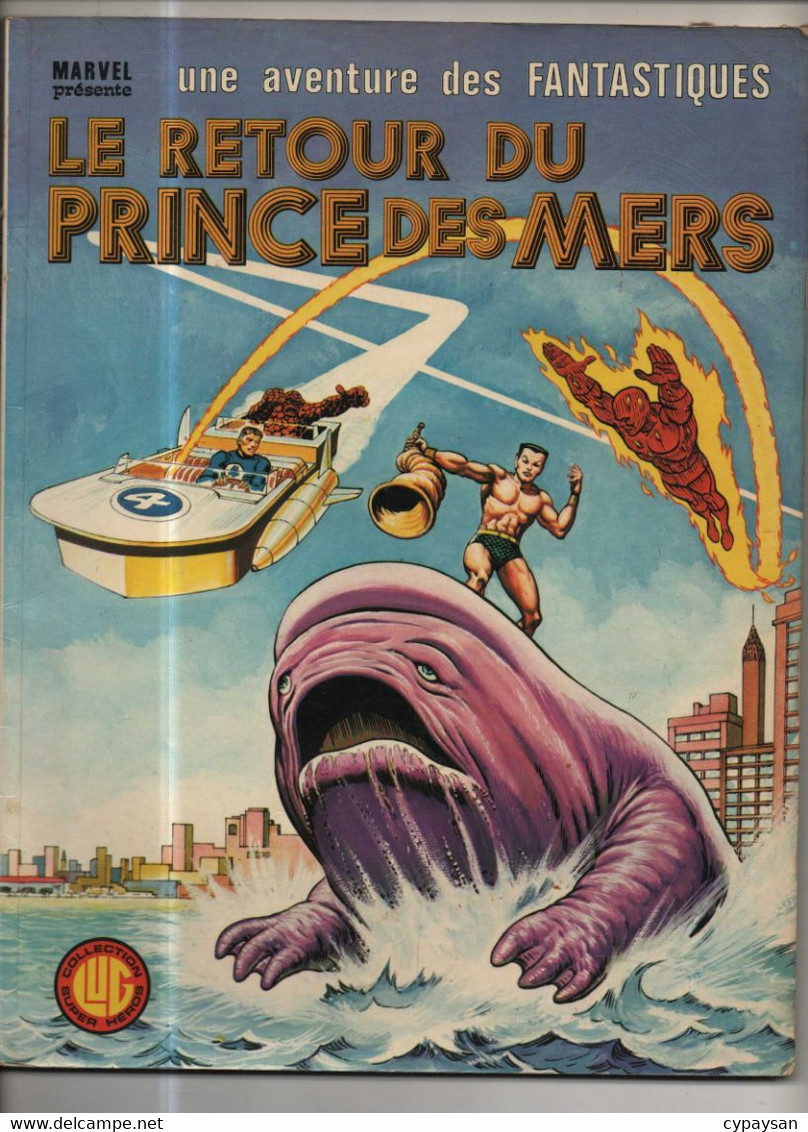 Fantastiques 21  Le Retour Du Prince Des Mers  EO BE Lug 04/1980  Lee Kirby (BI4) - Fantask