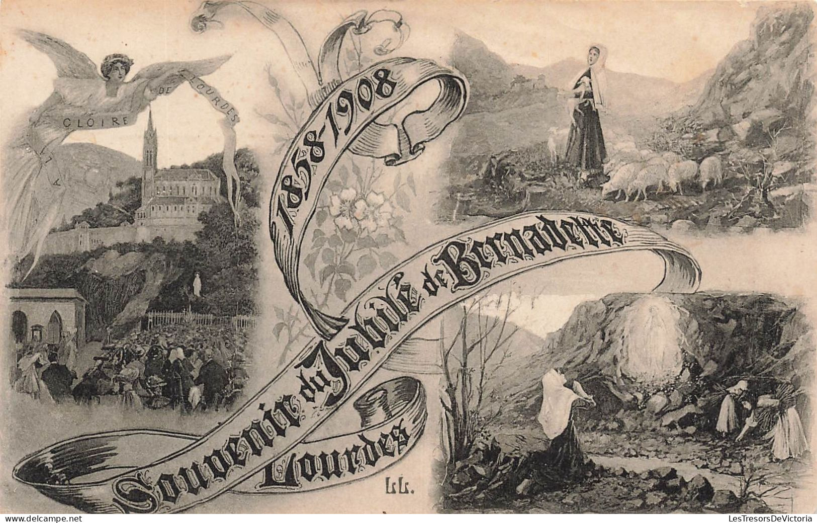 FRANCE - Lourdes - Souvenir Du Jubile De Bernadette - Carte Postale Ancienne - Lourdes