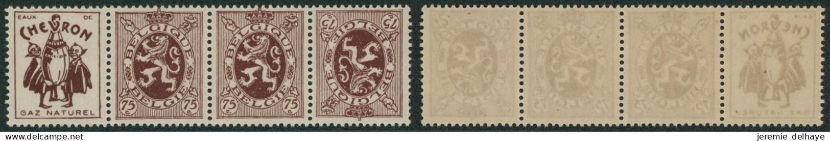 Timbres Publicitaire - PUc54** (n°288A) Position / Combinatie A // Chevron, Gaz Naturel - Neufs