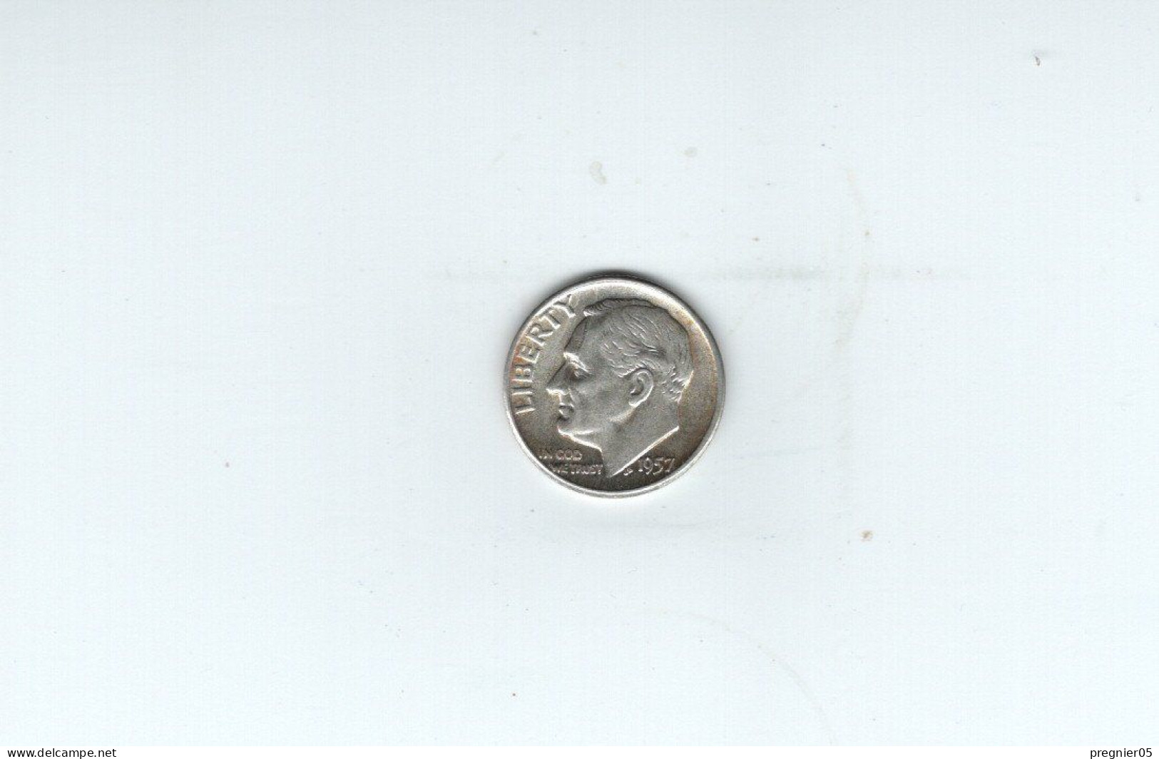 USA - Pièce 10 Cents Roosevelt Dime Argent  1957 SUP/XF  KM.195 - 1946-...: Roosevelt