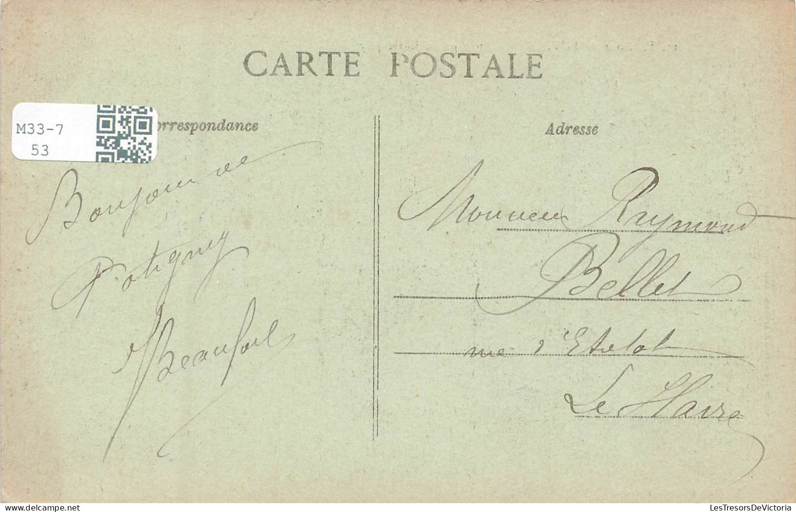 FRANCE - Environs De Pontigny - Auberge De Marie Joly - Carte Postale Ancienne - Pontigny