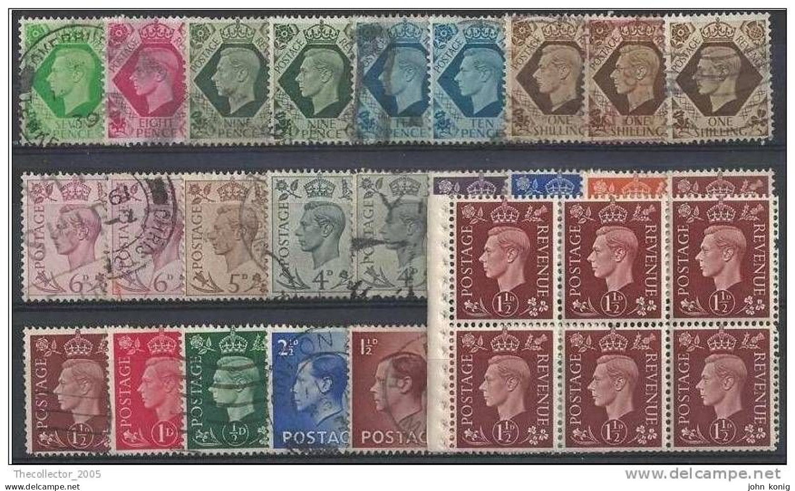 GRAN BRETAGNA - INGHILTERRA - GREAT BRITAIN - ENGLAND - Lotto Di Usati - Stamps Lot Used - Collections