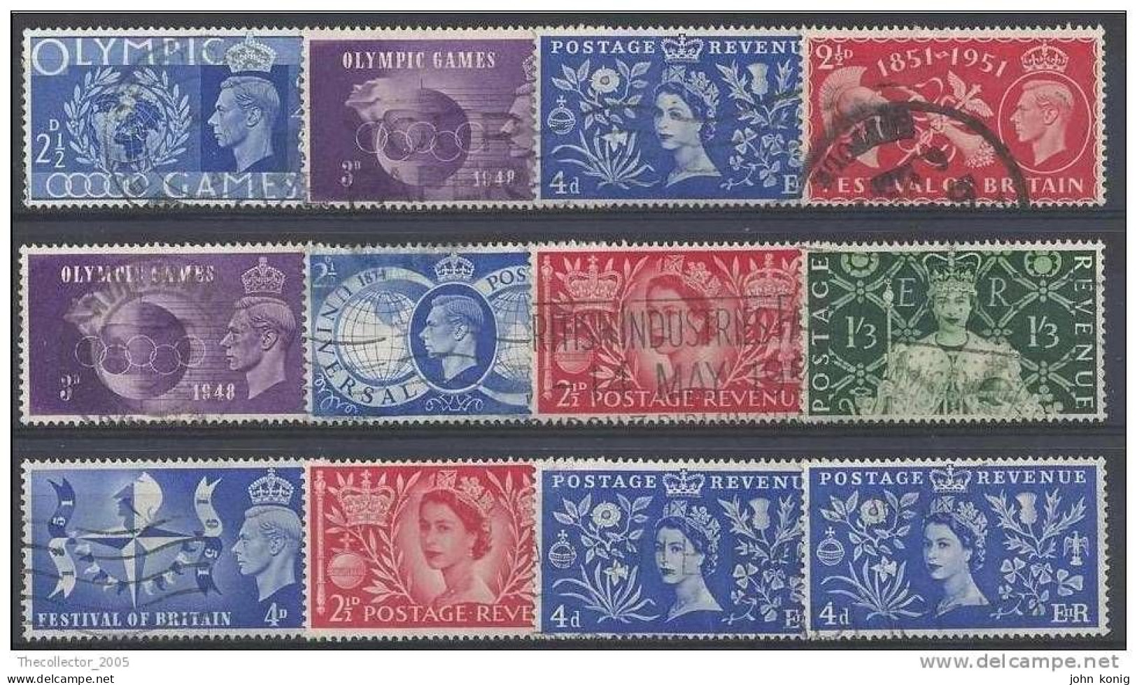 GRAN BRETAGNA - INGHILTERRA - GREAT BRITAIN - ENGLAND - Lotto Di Usati - Stamps Lot Used - Collezioni