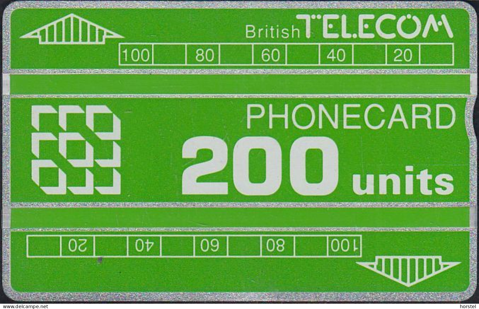 UK - British Telecom L&G  BTD027 - 5st Definitive Cards - 200 Units - 123C - BT Emissioni Definitive