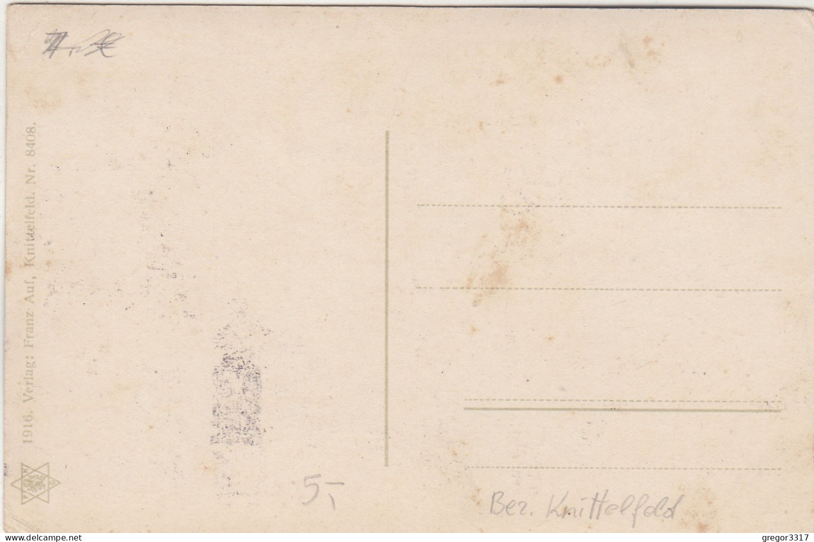 E1713) KNITTELFELD - Obersteier. Krankenhaus - Tolle Alte AK - 1916 - Knittelfeld