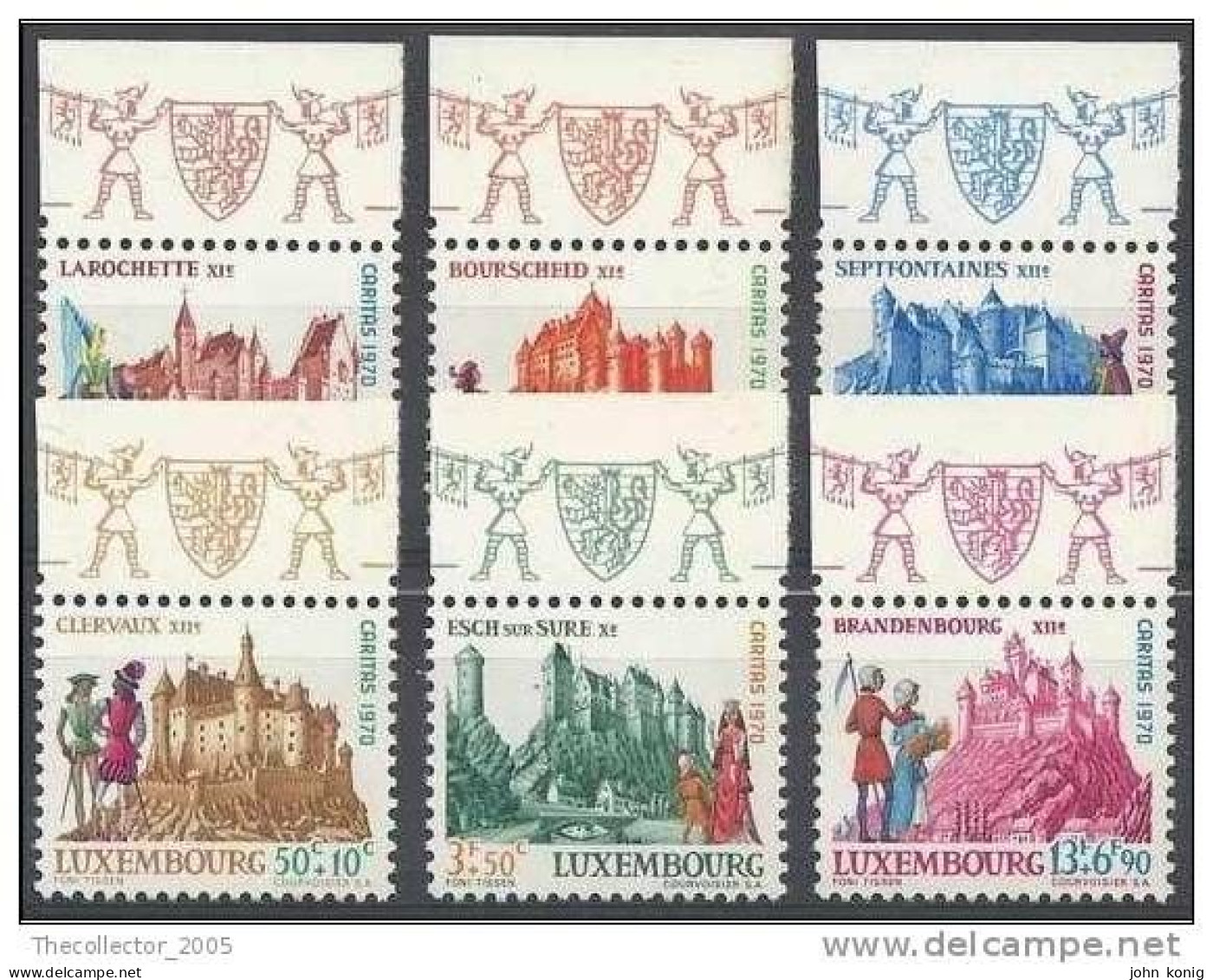 LUSSEMBURGO - LUXEMBOURG - Lotto Di Nuovi - Stamps Lot New-mint (CASTLES) - Collections