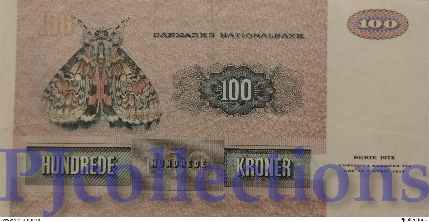 DENMARK 100 KRONER 1987 PICK 51q XF+ - Danemark