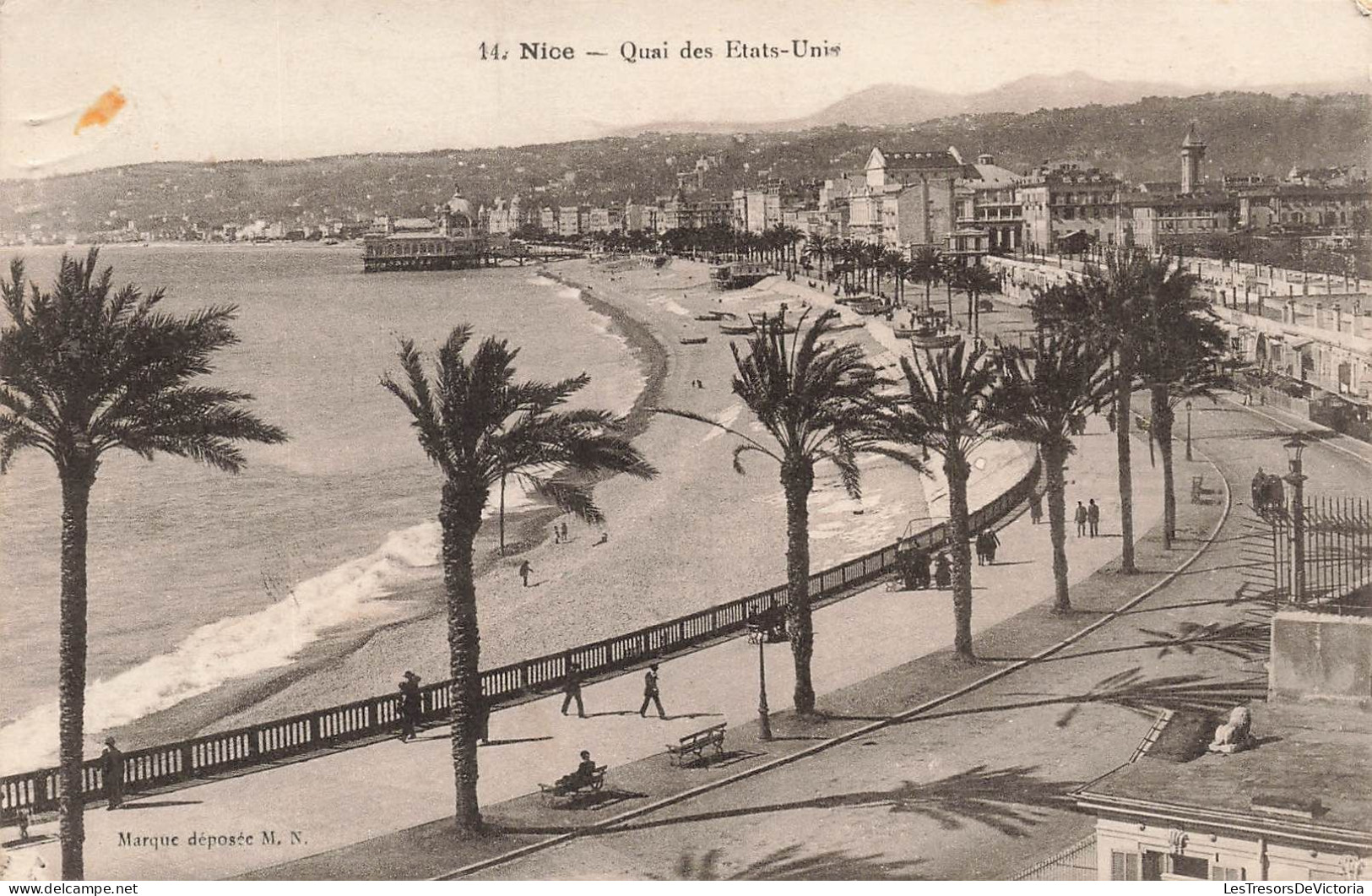 FRANCE - Nice - Quai Des Etats-Unis - Carte Postale Ancienne - Autres & Non Classés