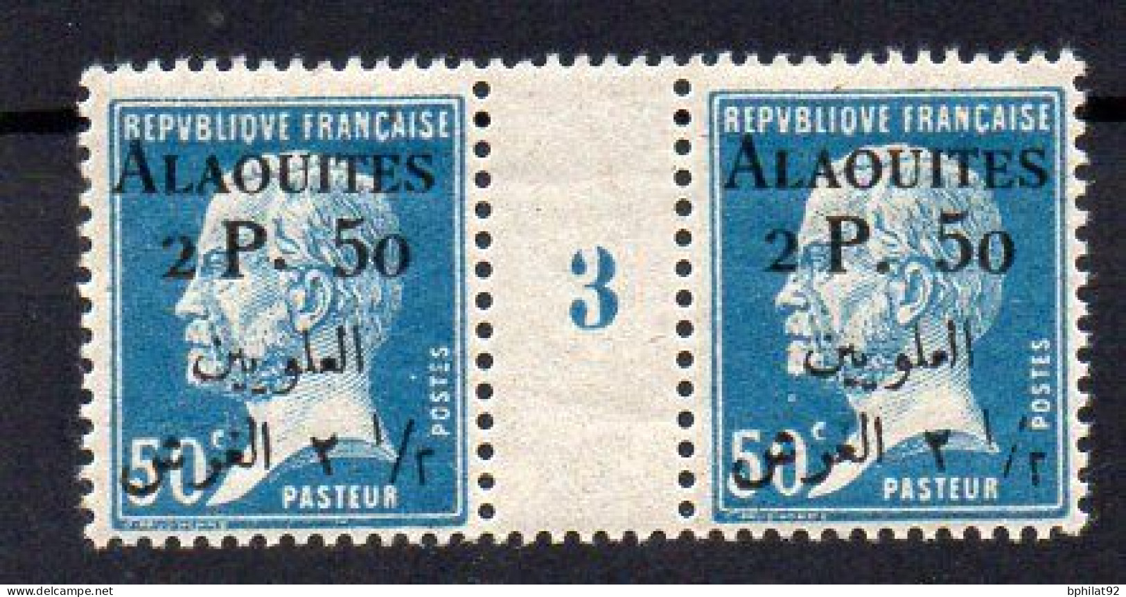 !!! ALAOUITES, PAIRE DU N°20 AVEC MILLESIME 3 NEUVE ** - Unused Stamps