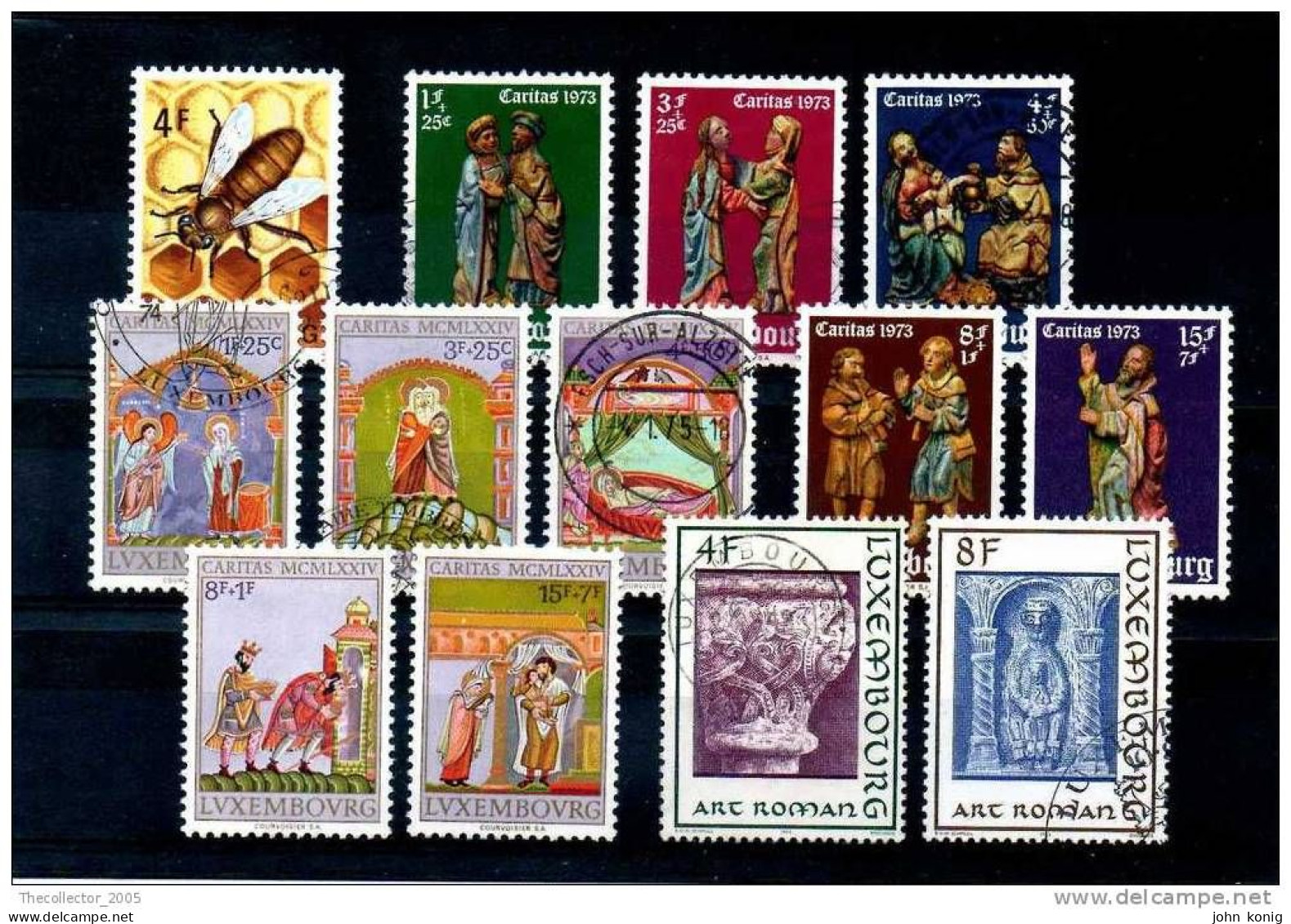 LUSSEMBURGO - LUXEMBOURG - Lotto Francobolli Usati - Lot Of Used Stamps - Colecciones