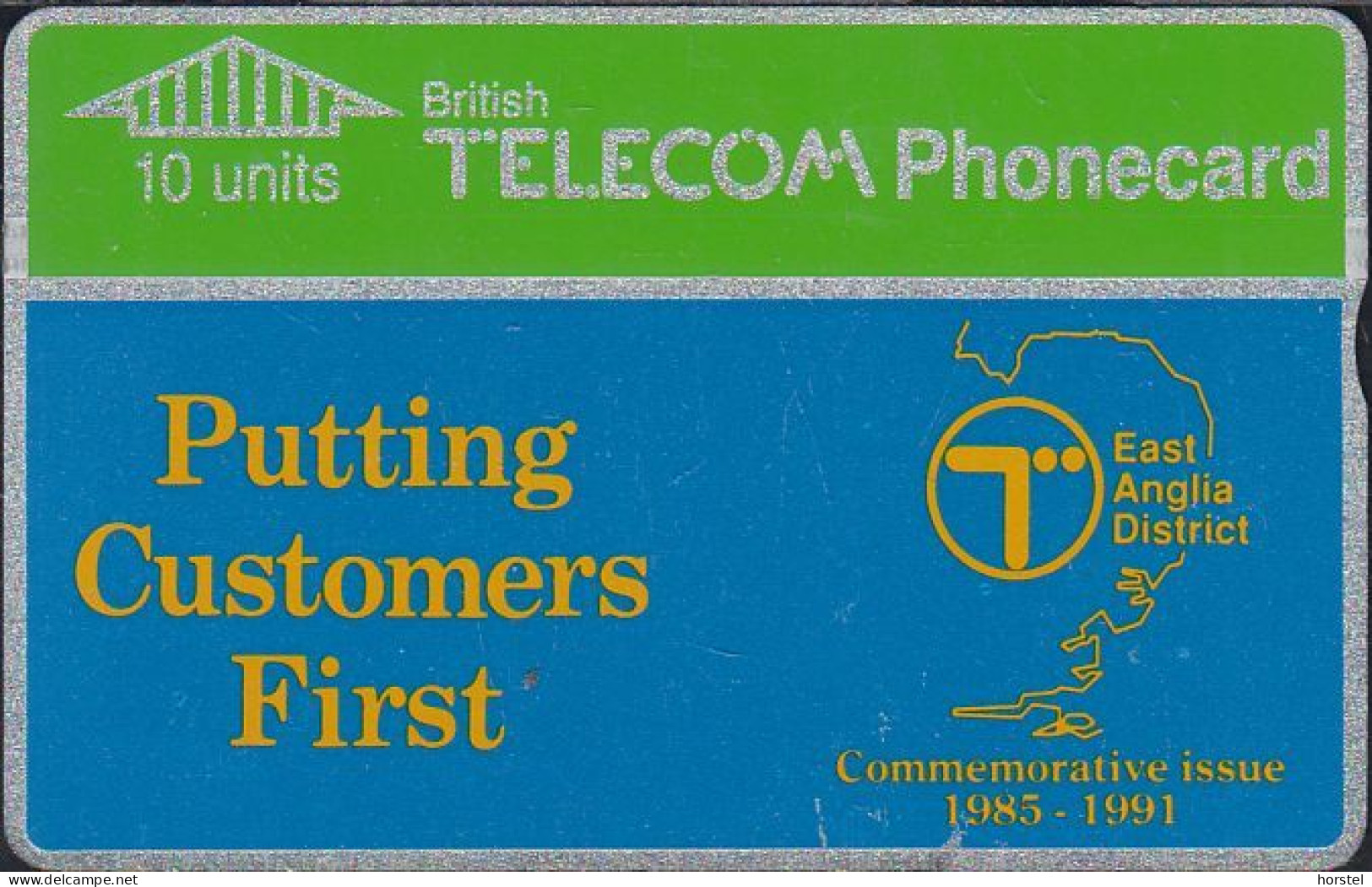 UK - British Telecom L&G  BTI003 - BT Internal Cards - East Anglia District - 10 Units - 103H - BT Emissions Internes