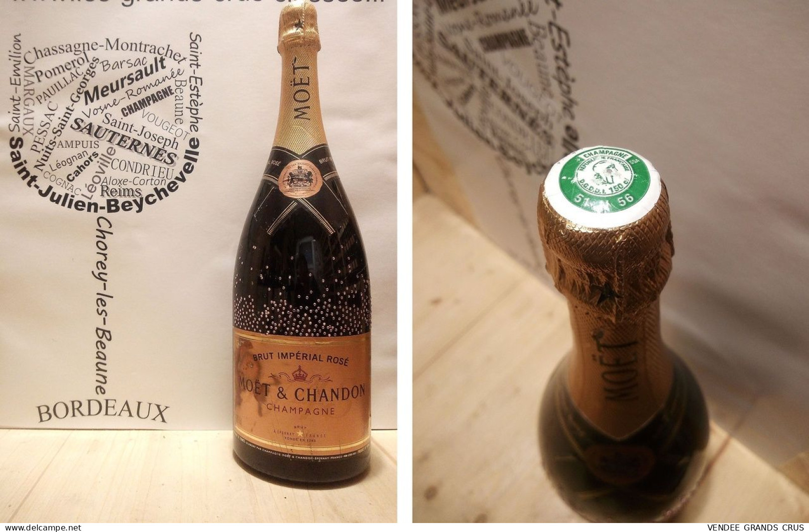 Moët & Chandon - Brut Impérial - Edition Limitée Swarovski - Champagne - 1 X 150 Cl - Rosé Effervescent - Champagne & Sparkling Wine