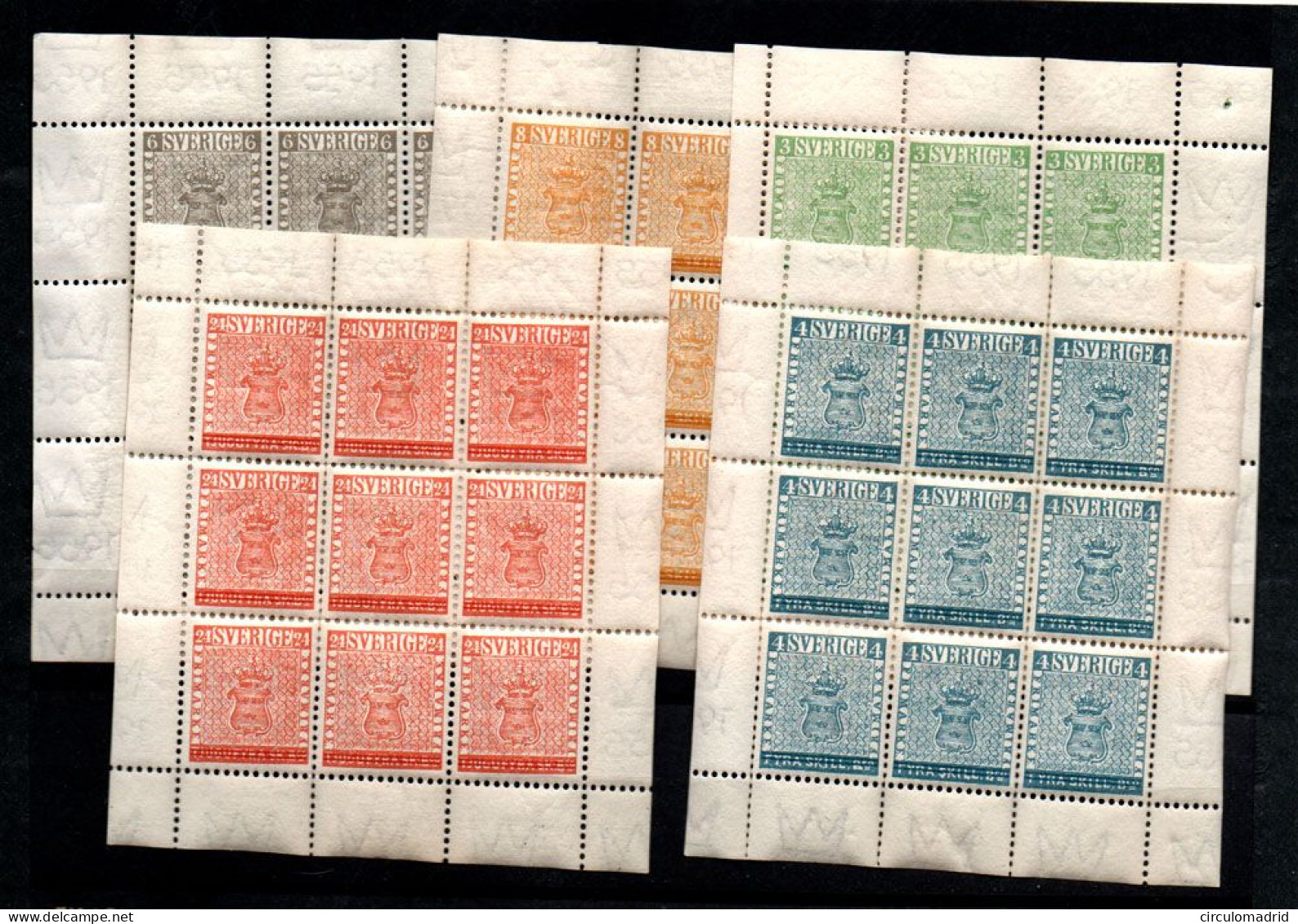Suecia Nº 399/403. Año 1955 - Unused Stamps