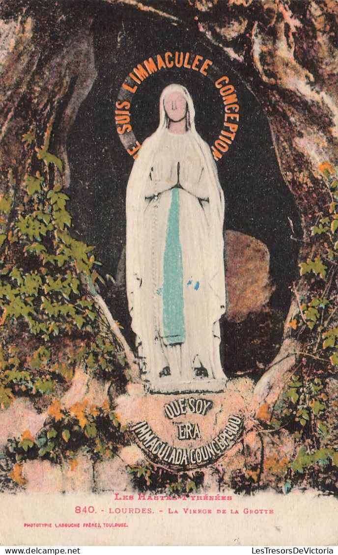 FRANCE - Lourdes - La Vierge De La Grotte - Carte Postale - Lourdes