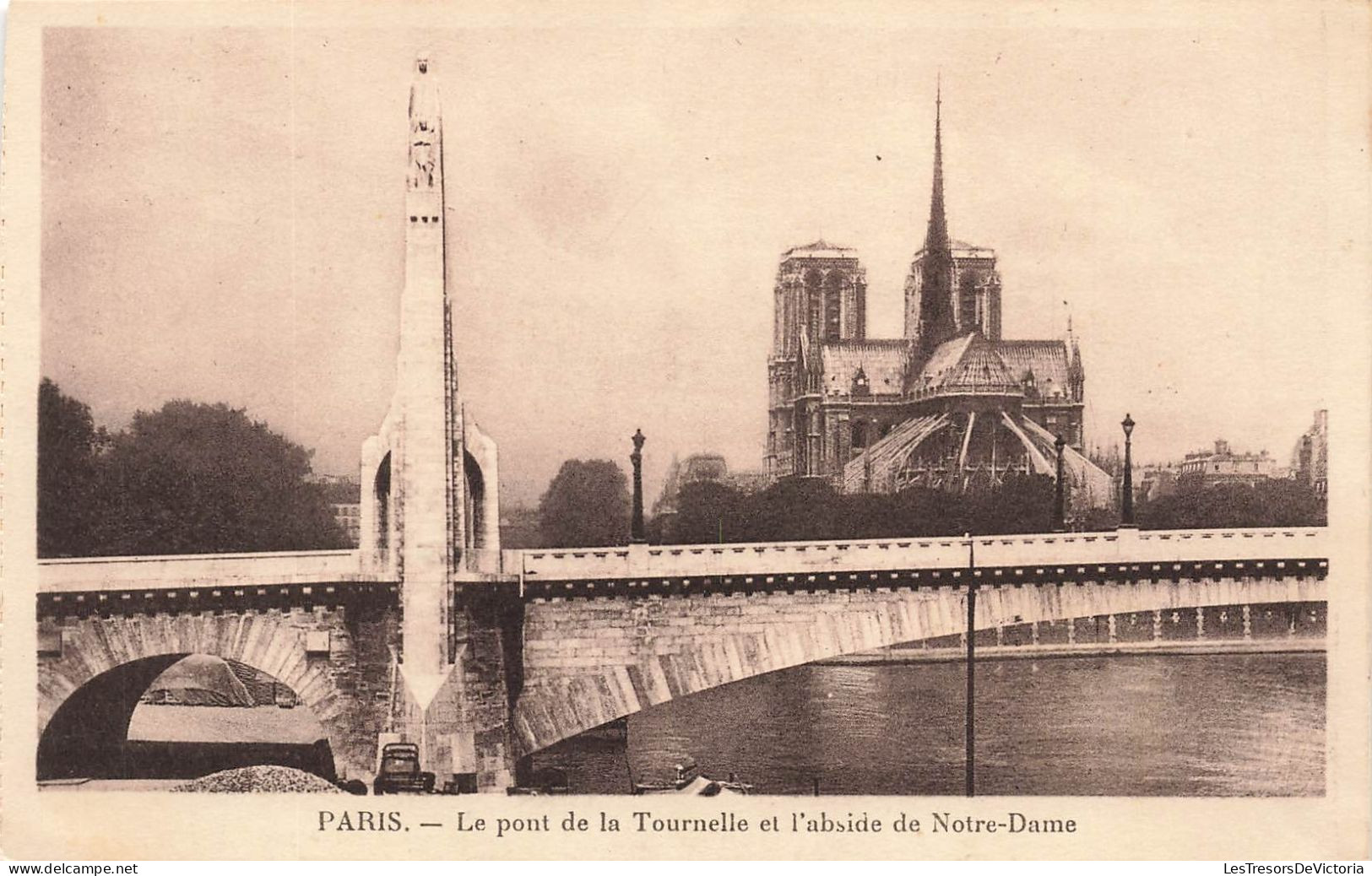 FRANCE - Paris - Le Pont De La Tournelle Et L'abside De Notre-Dame - Carte Postale Ancienne - Other & Unclassified