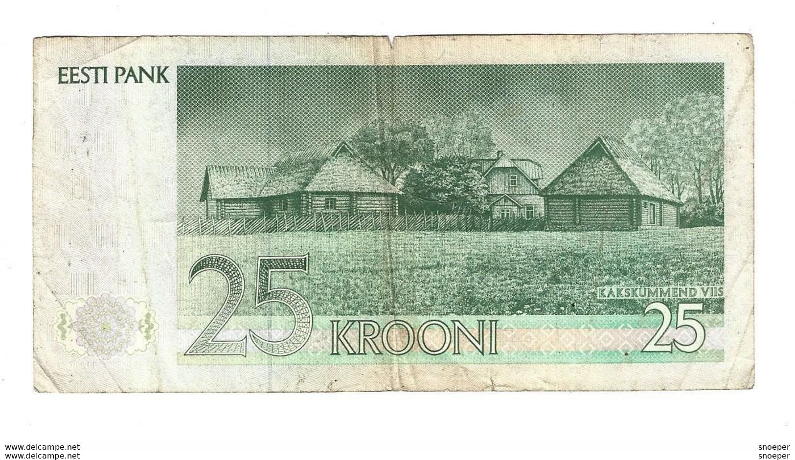 *estonia 25 Krooni 1992  73b - Estonie