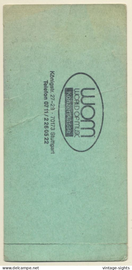 PJ Harvey - Böblingen Kongreßhalle 1995 / Concert Ticket - Cancelled (Vintage Memorabilia) - Tickets De Concerts