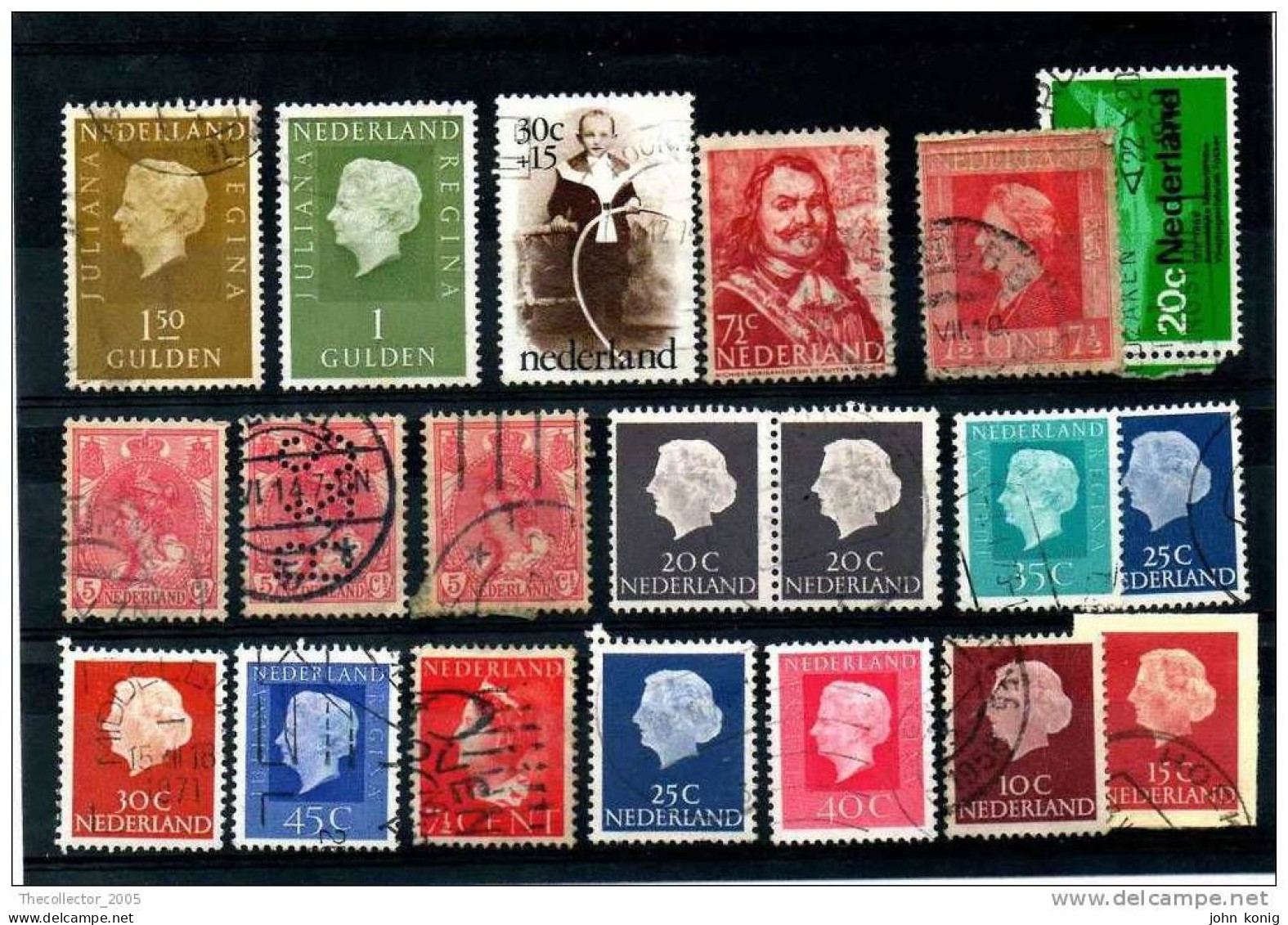 OLANDA - PAESI BASSI - HOLLAND - NEDERLAND - Lotto Francobolli Usati - Lot Of Used Stamps - Collections