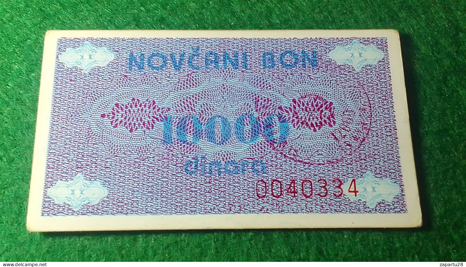 BOSNA HERSEK- 10 000 DİNARA UNC - Bosnie-Herzegovine