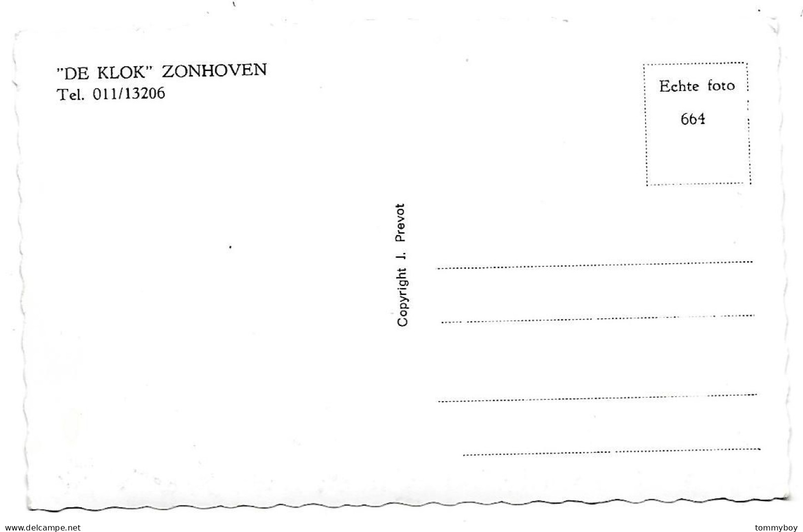 CPA Zonhoven, De Klok (lichte Schade Onderaan) - Zonhoven