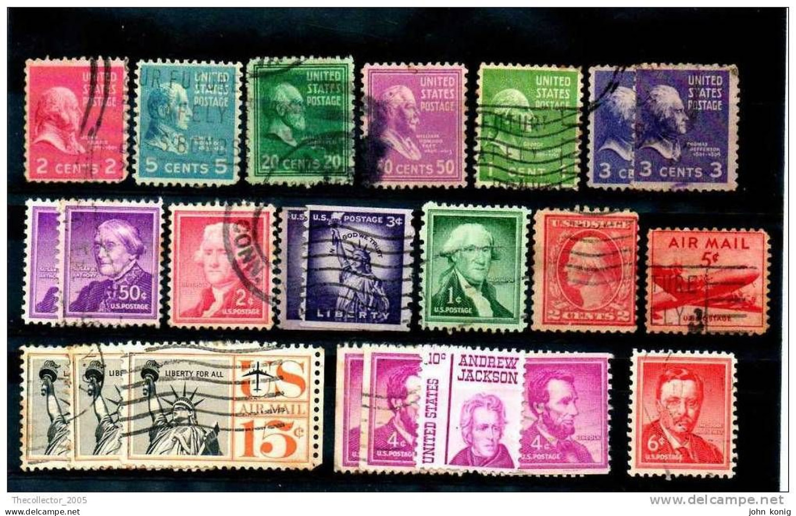 STATI UNITI D'AMERICA - U.S.A. - Lotto Francobolli Usati Classici - Lot Of Classic Used Stamps - Sammlungen