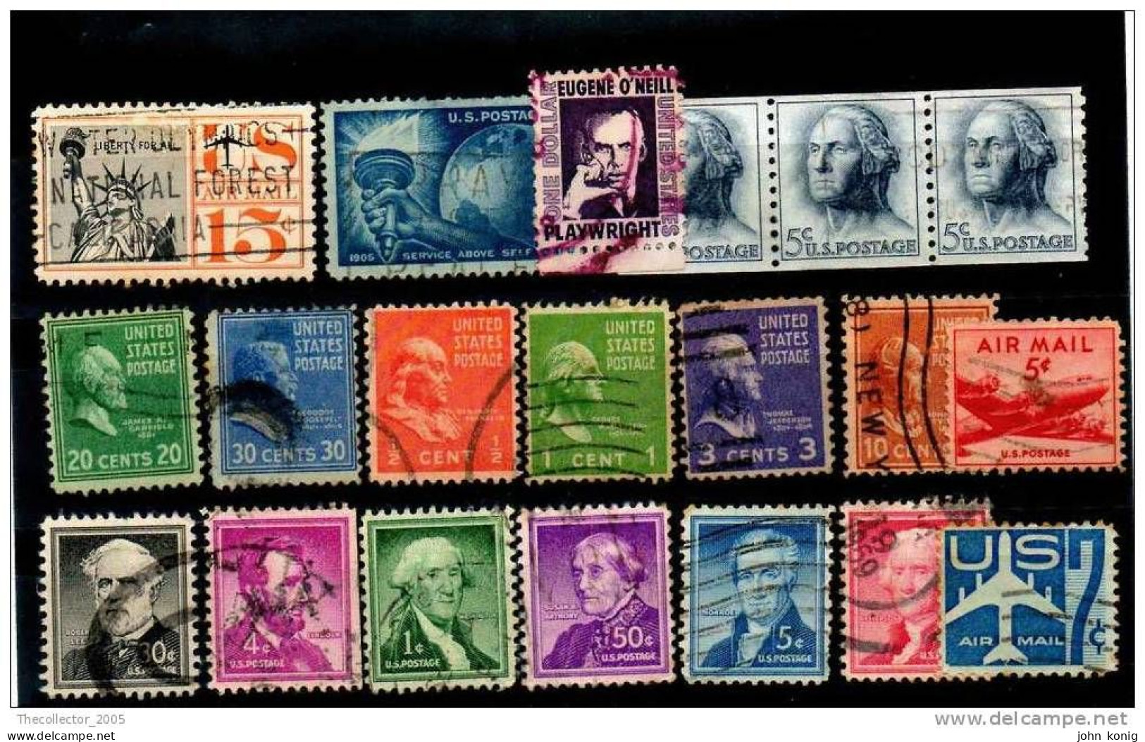 STATI UNITI D'AMERICA - U.S.A. - Lotto Francobolli Usati Classici - Lot Of Classic Used Stamps - Collezioni & Lotti