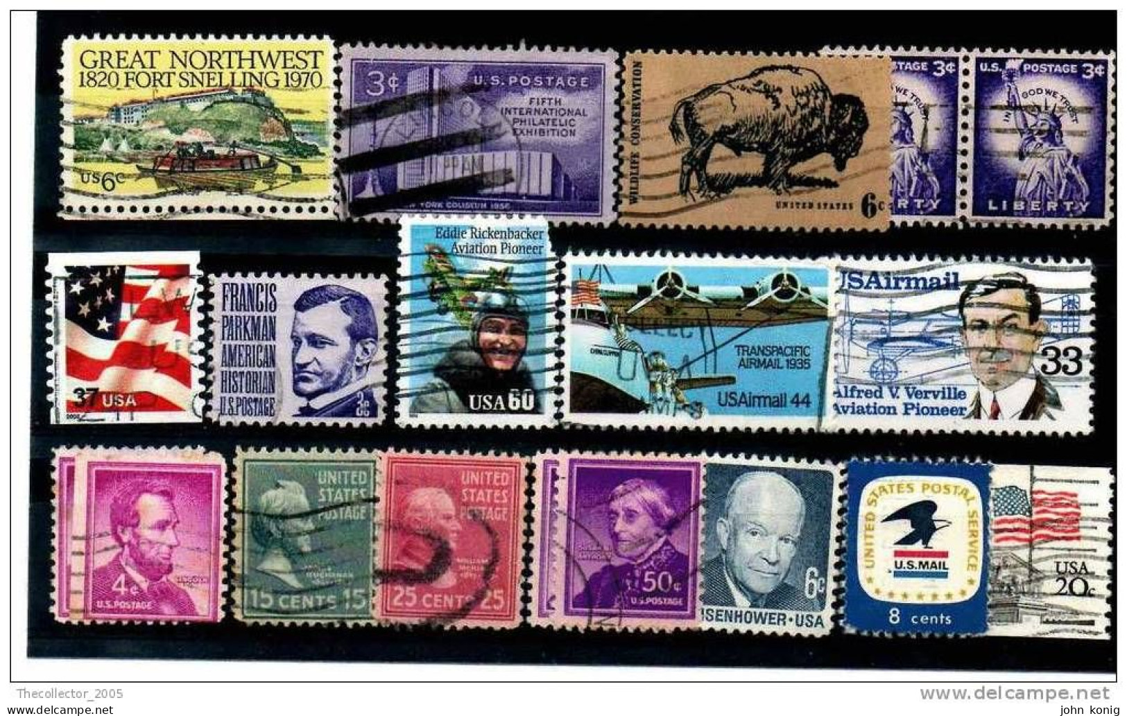 STATI UNITI D'AMERICA - U.S.A. - Lotto Francobolli Usati Classici - Lot Of Classic Used Stamps - Collections