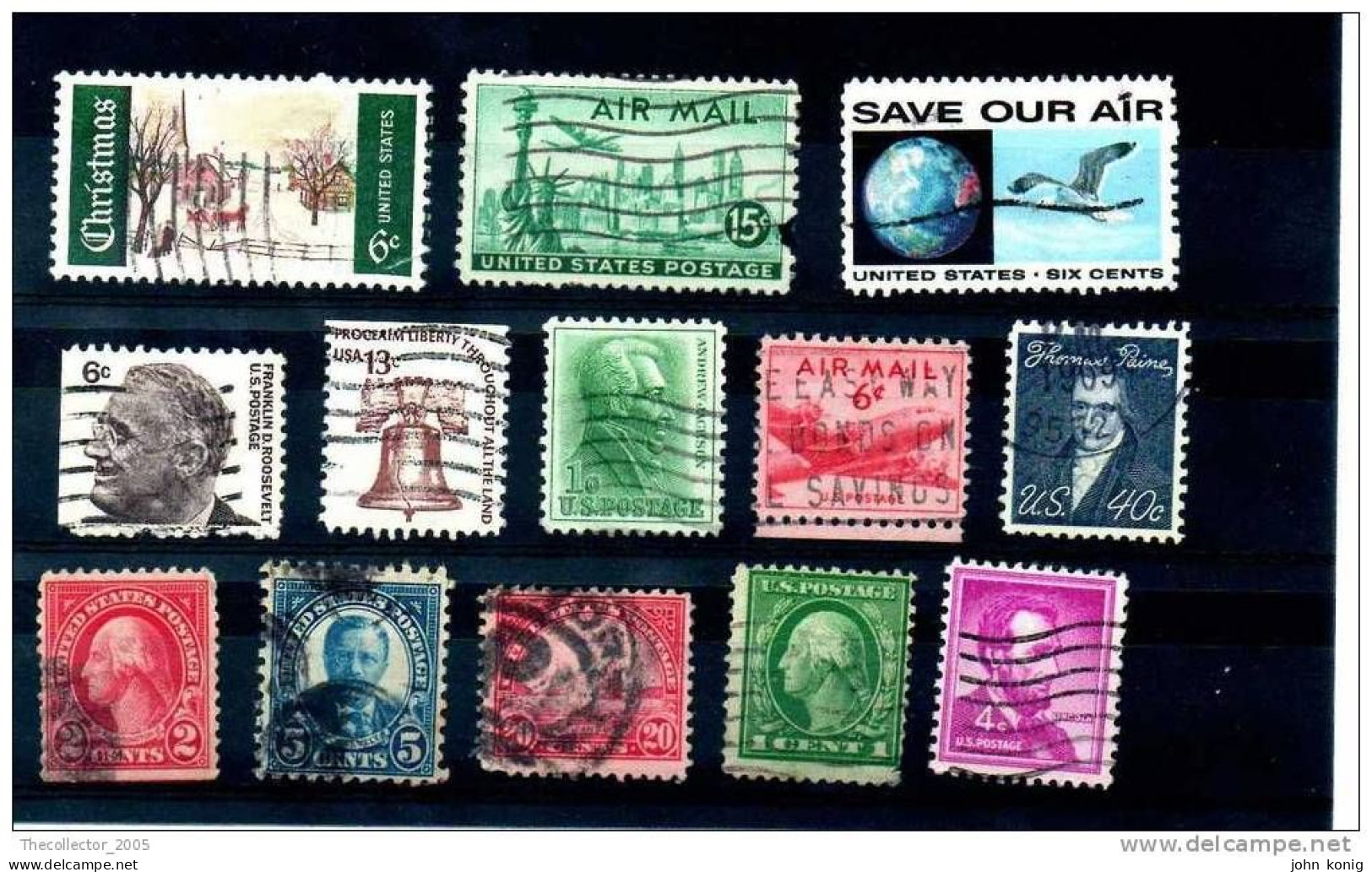 STATI UNITI D'AMERICA - U.S.A. - Lotto Francobolli Usati Classici - Lot Of Classic Used Stamps - Collections