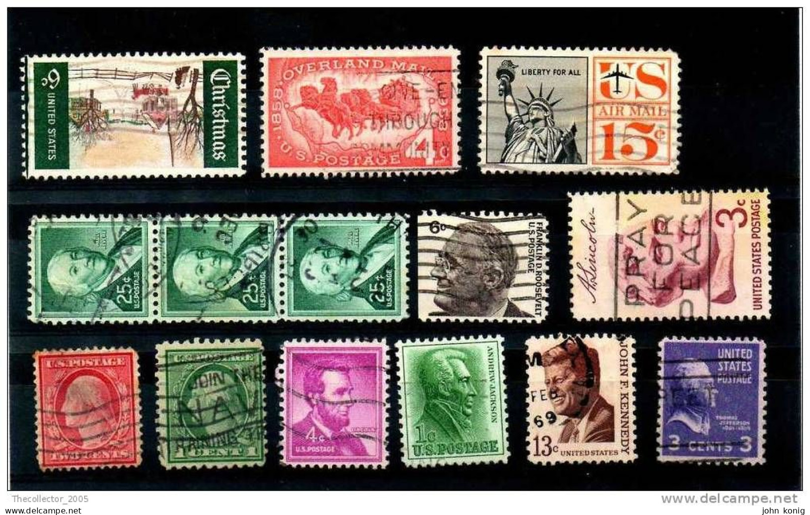 STATI UNITI D'AMERICA - U.S.A. - Lotto Francobolli Usati Classici - Lot Of Classic Used Stamps - Collezioni & Lotti