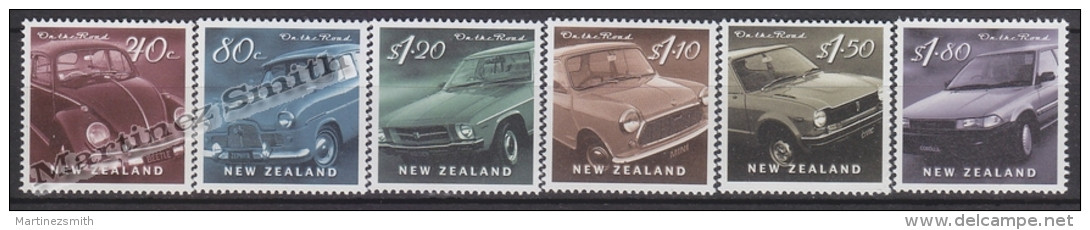 New Zealand - Nouvelle Zelande 2000 Yvert 1764-69 - On The Road - After War Cars - MNH - Unused Stamps