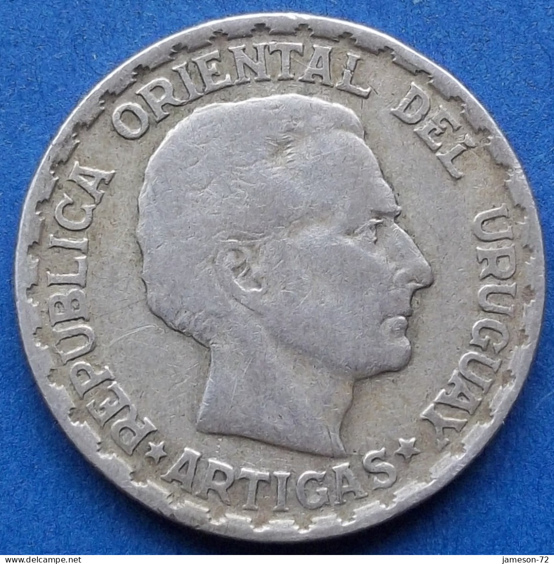 URUGUAY - Silver 50 Centesimos 1943 So KM# 31 Republic - Edelweiss Coins - Uruguay