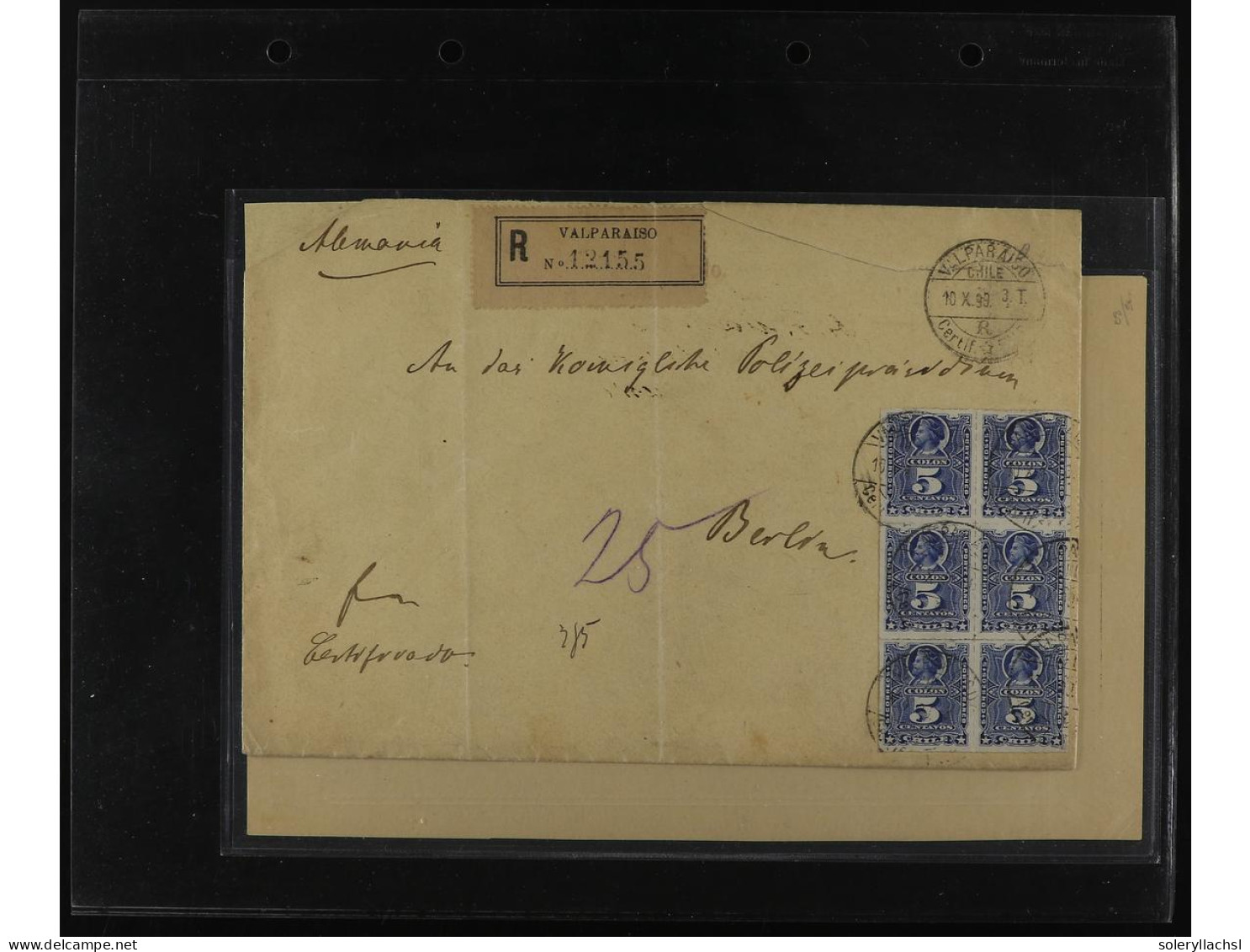 CHILE. 1880-1900. Lot Of 61 Covers. - Autres & Non Classés