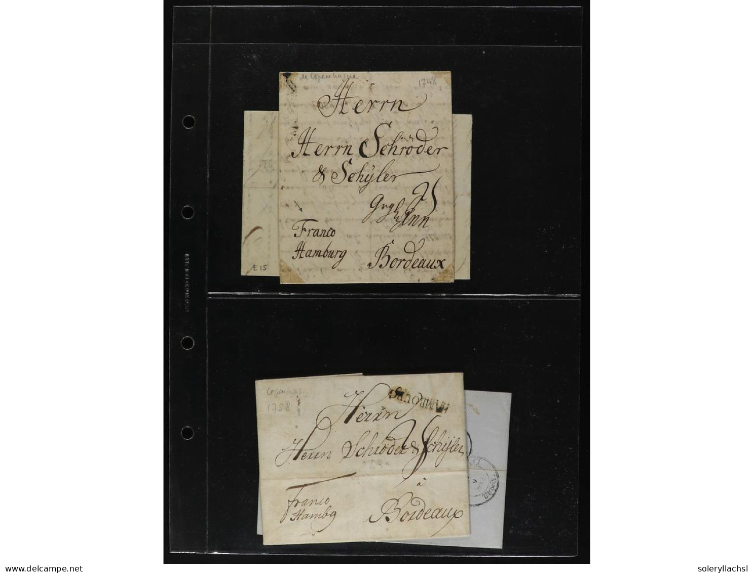 DINAMARCA. 1748-1870. Lot Of 21 Pre-stamp Covers. - Andere & Zonder Classificatie