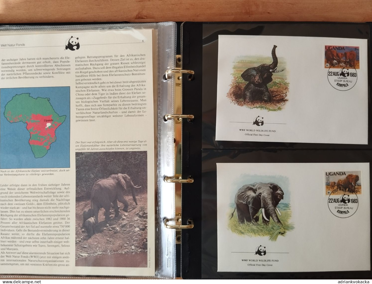 WWF - Two albums with various fauna