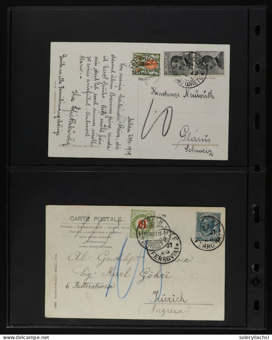 ITALIA. 1900-1940. Lot Of 31 Covers And Cards. - Autres & Non Classés