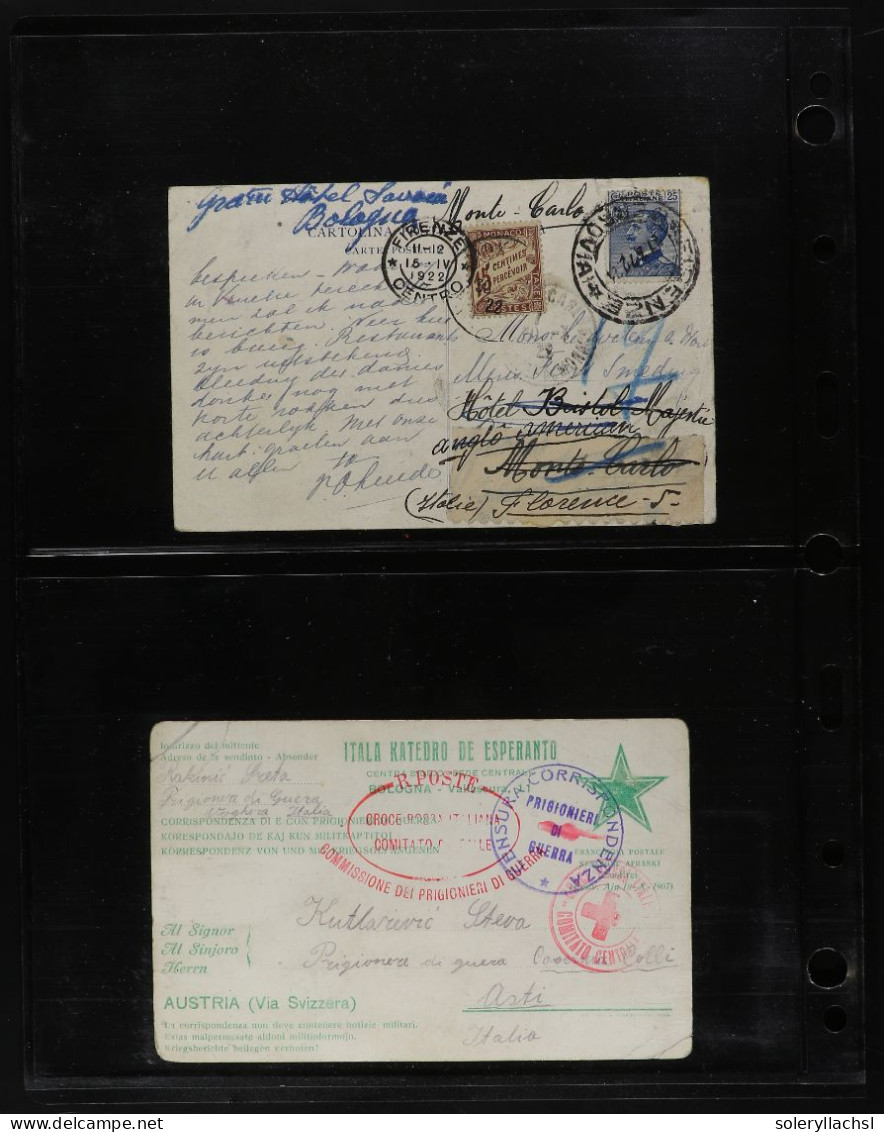 ITALIA. 1900-1940. Lot of 31 covers and cards.