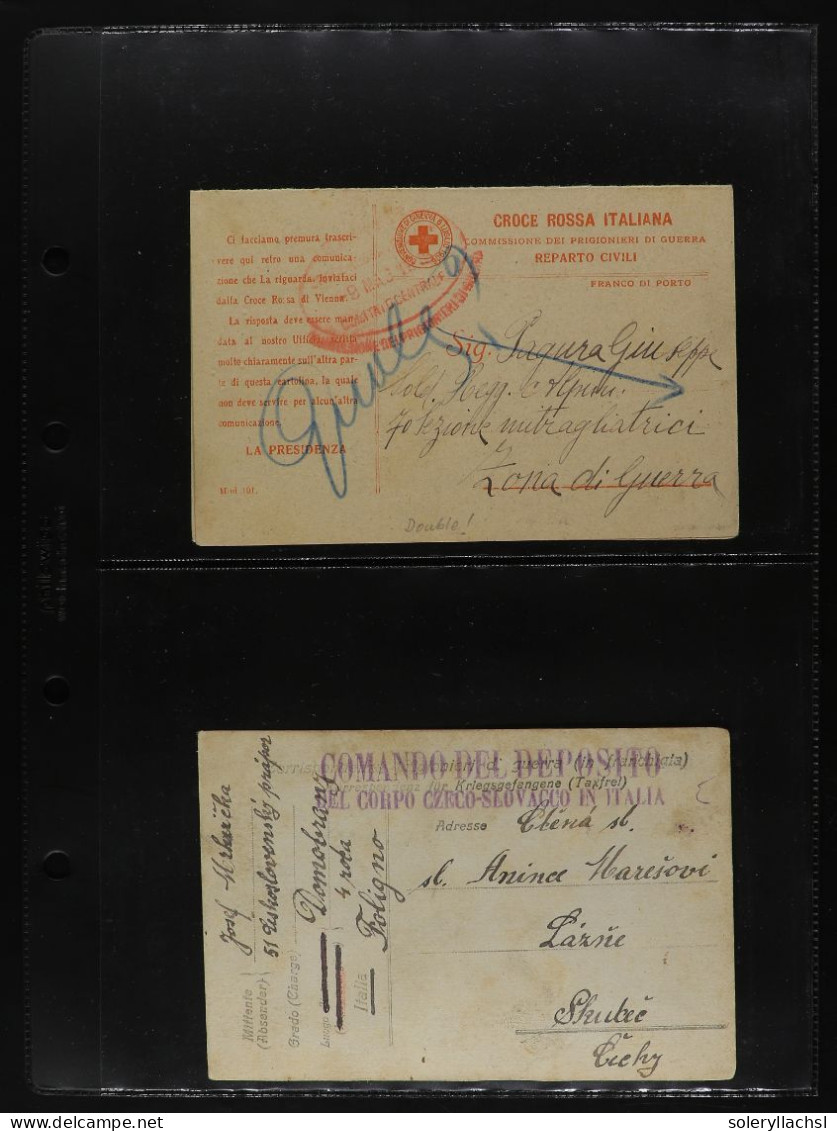 ITALIA. 1900-1940. Lot of 31 covers and cards.