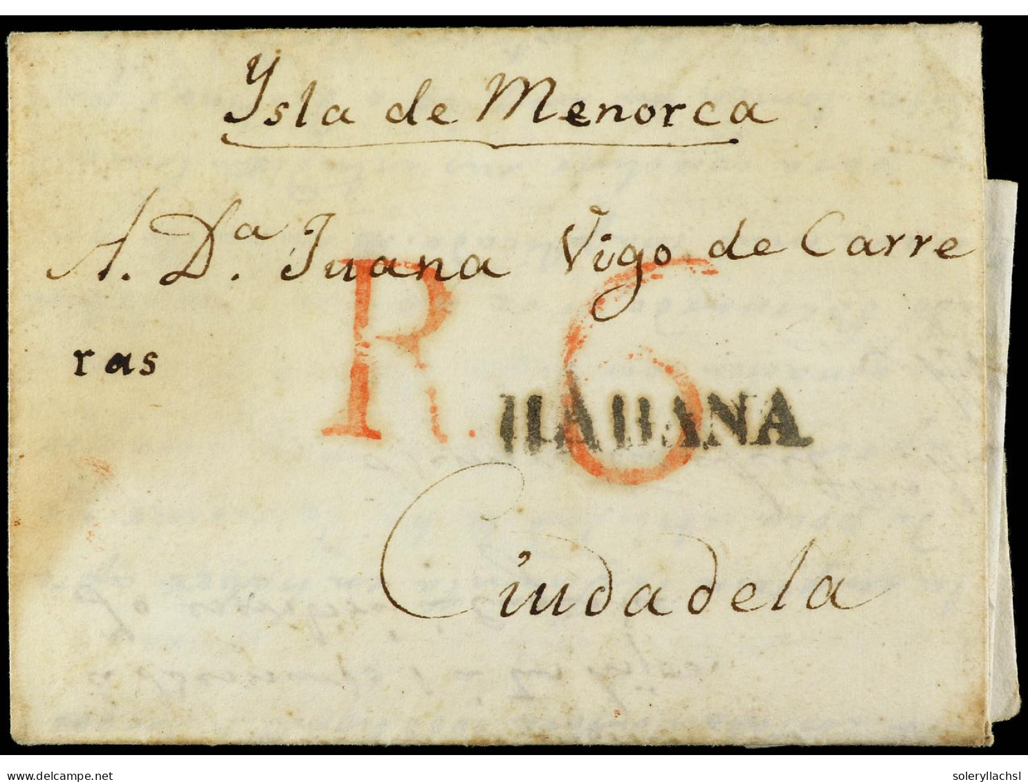 MEXICO. 1829. EXPEDICIÓN ESPAÑOLA A MÉXICO. Carta Escrita A Bordo De La Fragata 'Encarnación' En El Puerto De La Habana  - Other & Unclassified