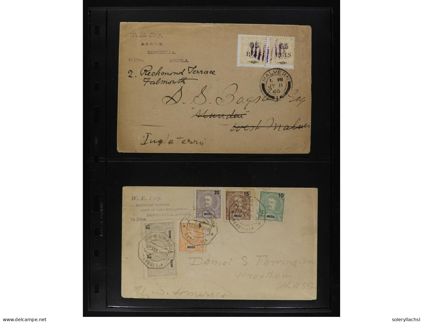 ANGOLA. 1914-40. 16 Covers. - Autres & Non Classés