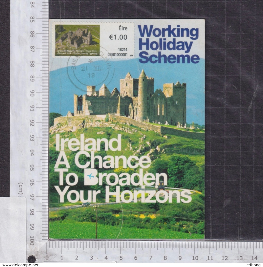 [Carte Maximum / Maximum Card / Maximumkarte] Ireland 2018 | Rock Of Cashel, Postage Label - Maximumkarten