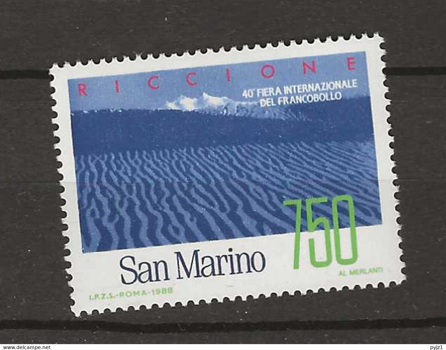 1988 MNH San Marino, Mi 1394 Postfris** - Unused Stamps