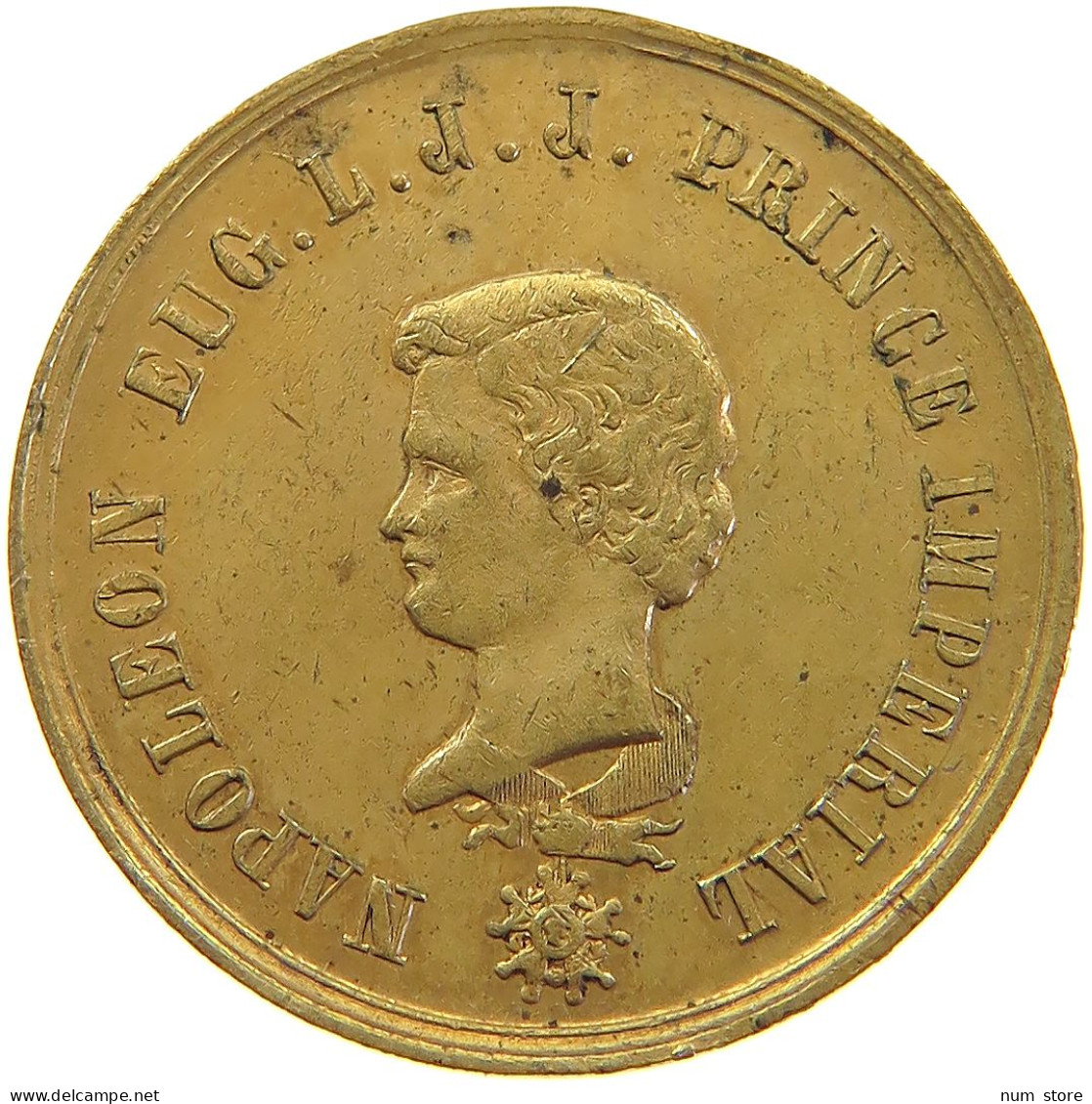 FRANCE MEDAILLE  Napoleon III. (1852-1870) PRINCE IMPERIAL #sm05 1047 - Monarquía / Nobleza