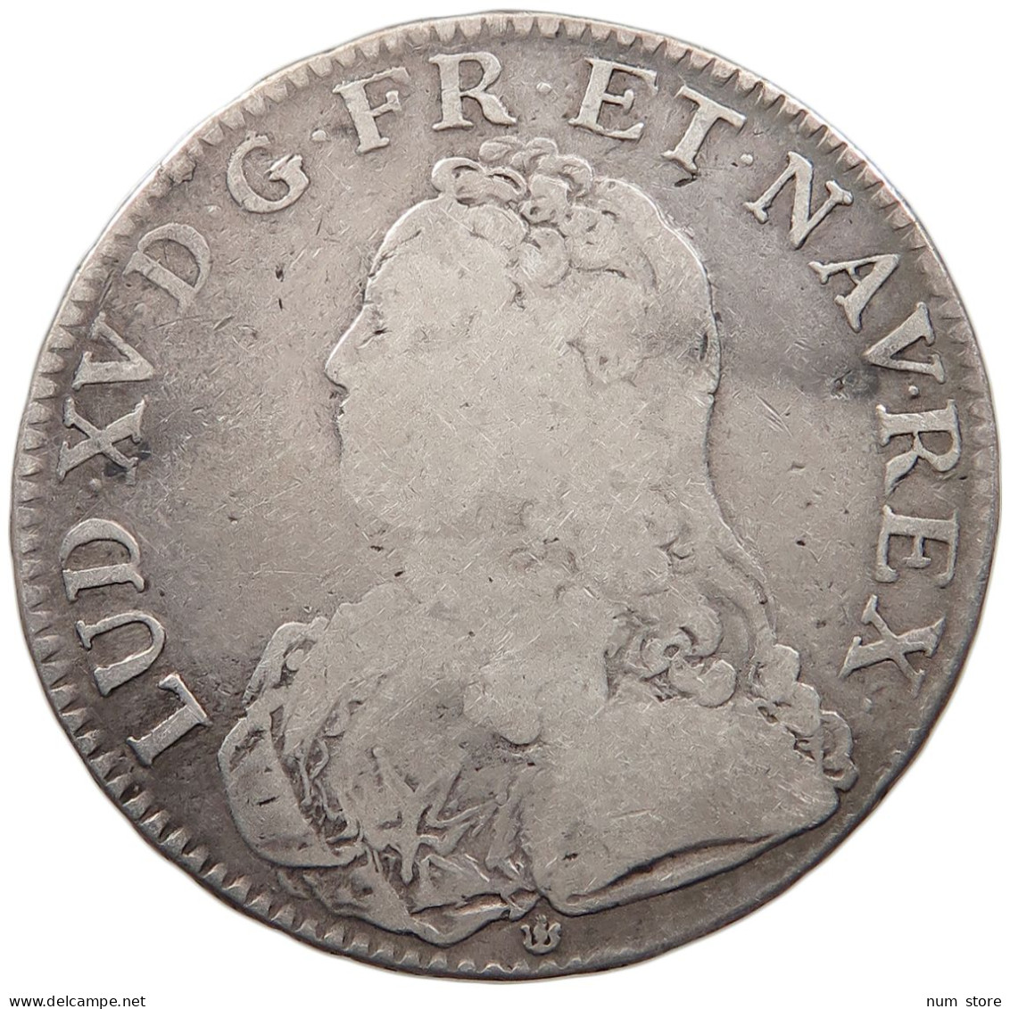 FRANCE ECU 1726 D LYON LOUIS XV. (1715–1774) #t026 0027 - 1715-1774 Ludwig XV. Der Vielgeliebte