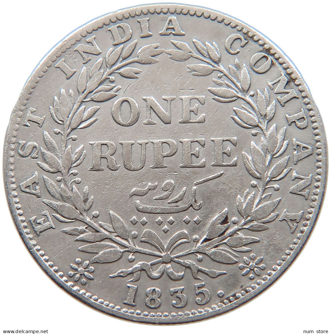 EAST INDIA COMPANY RUPEE 1935 WILLIAM IV. (1830-1837) #t024 0375 - Inde