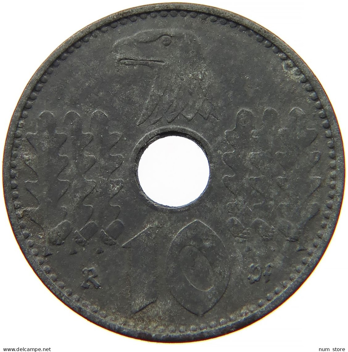 DRITTES REICH 10 PFENNIG REICHSKREDITKASSEN 1940 A  #t028 0347 - 10 Reichspfennig