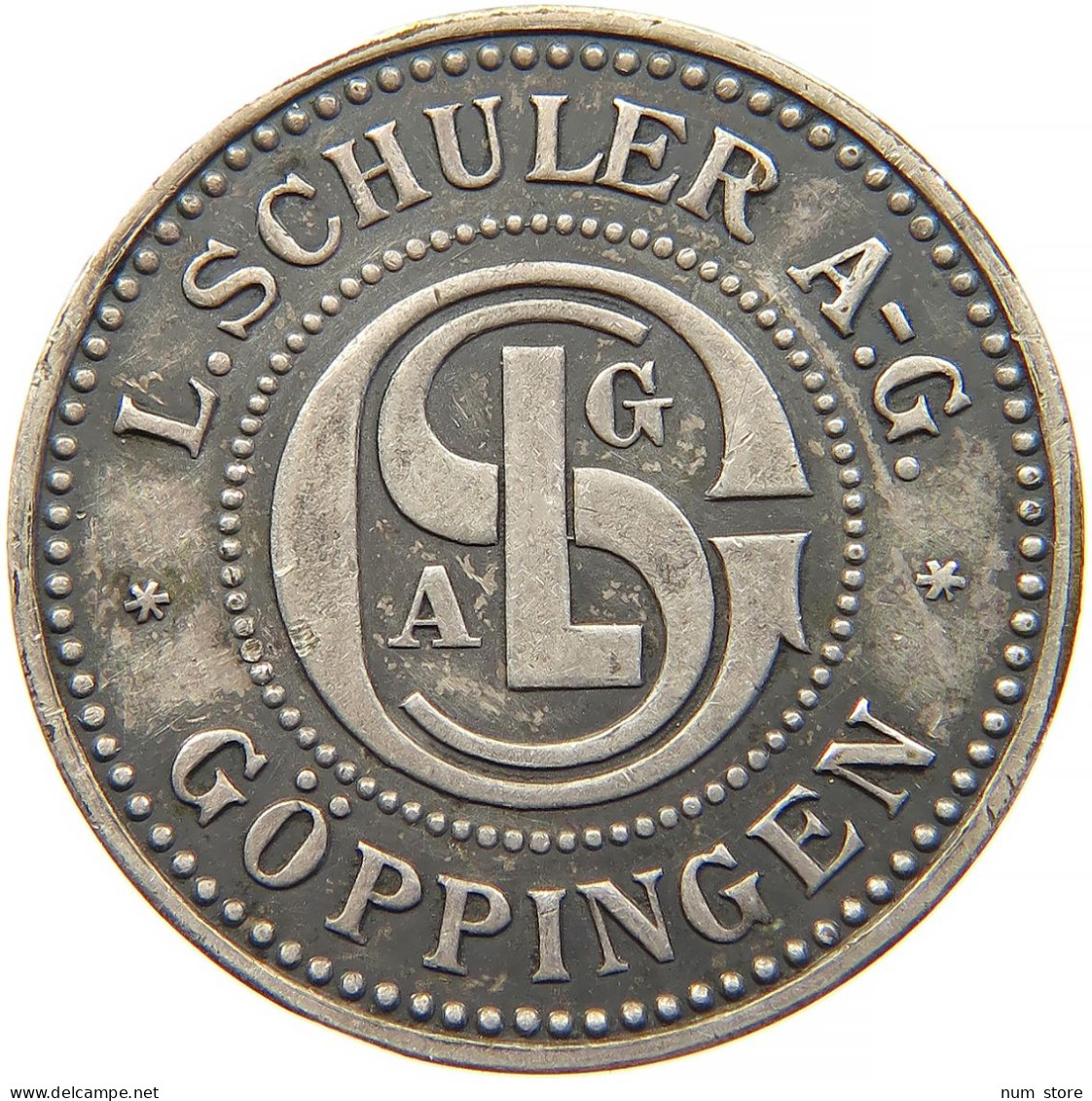 DEUTSCHLAND MEDAILLE  L. SCHULER A.G. GÖPPINGEN #sm05 1101 - Autres & Non Classés