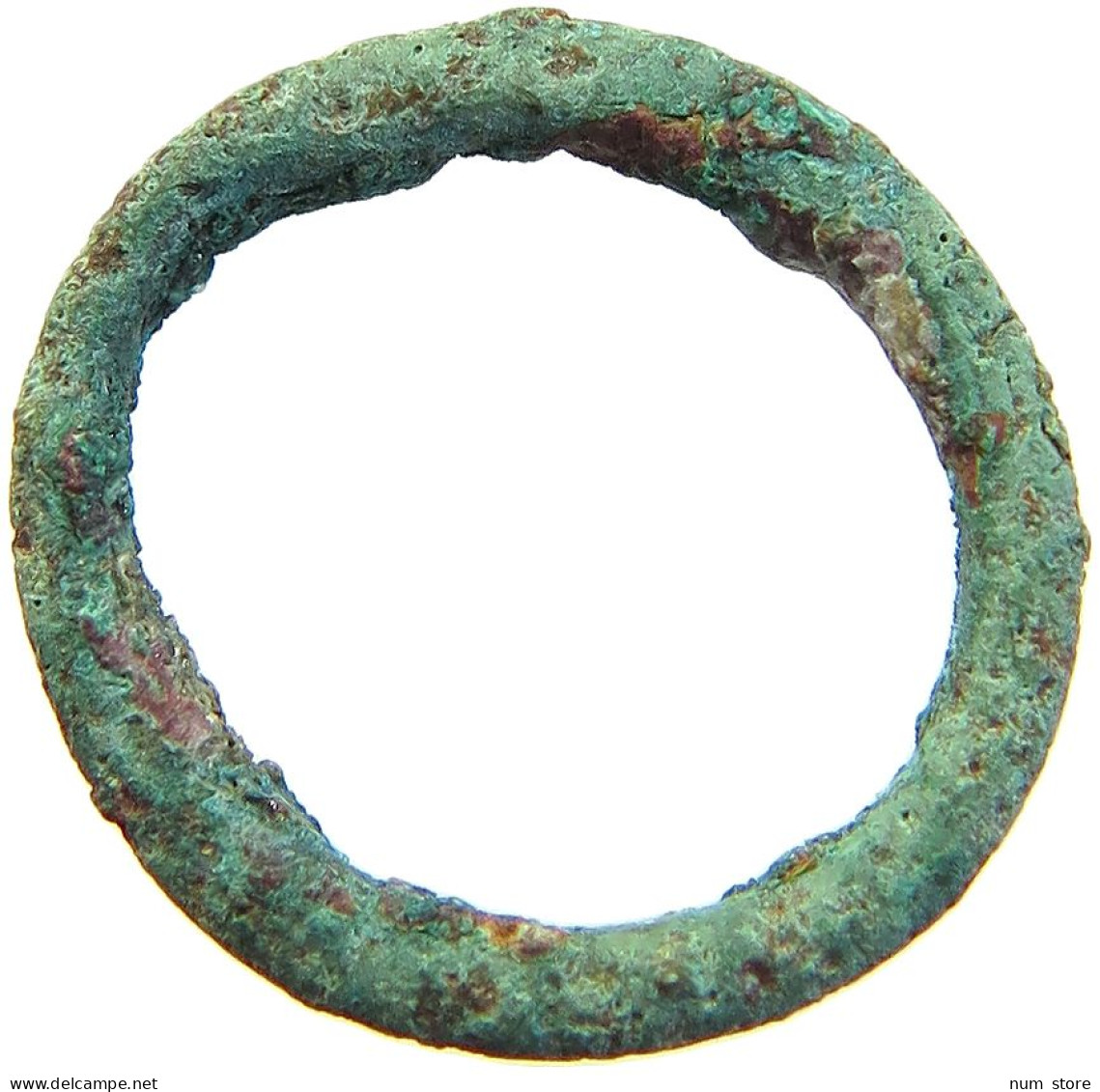 CELTIC BALKANS PROTO MONEY RING  Circa 7th-4th Century BC. #t027 0225 - Celtic