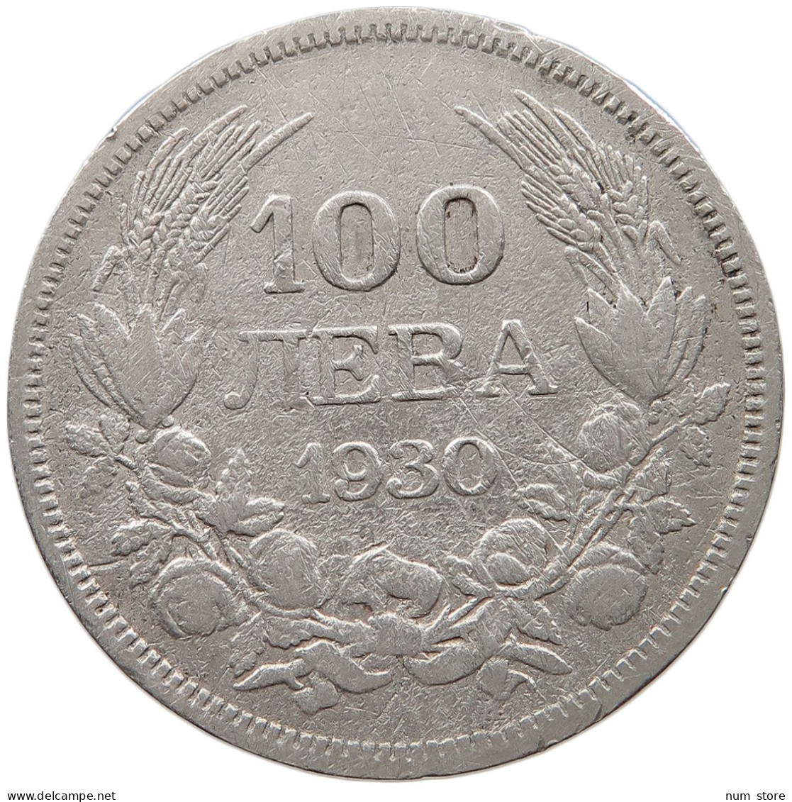 BULGARIA 100 LEVA 1930 Boris III., 1918-1943 #t024 0389 - Bulgarien