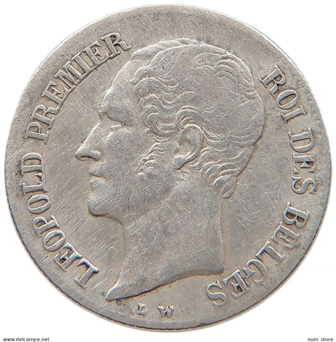 BELGIUM 20 CENTIMES 1853 Leopold I. (1831-1865) #t022 0437 - 20 Cent